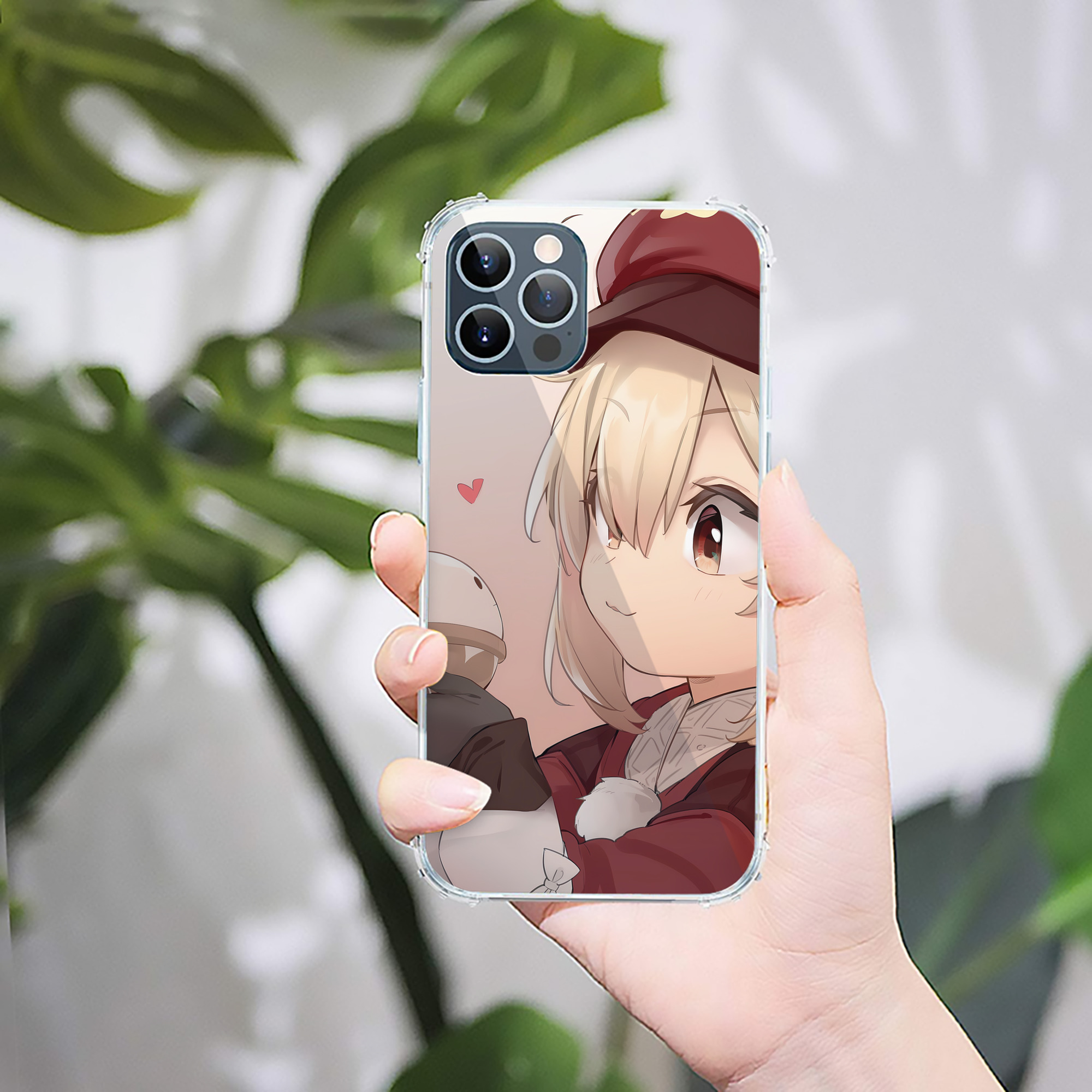 げんし神 genshin 【iPhone 12シリーズ対応】透明スマホケース（クリアソフトケース）